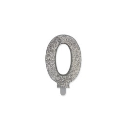NUM. 0 DI CERA SWEETY ARGENTO GLITTER