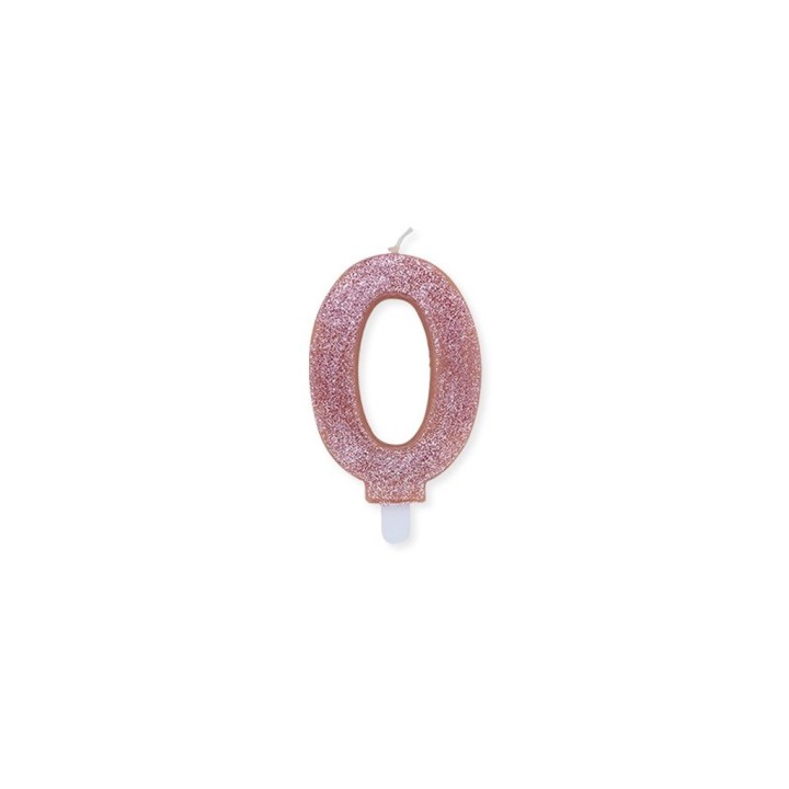 NUM. 0 DI CERA SWEETY ROSE GOLD GLITTER