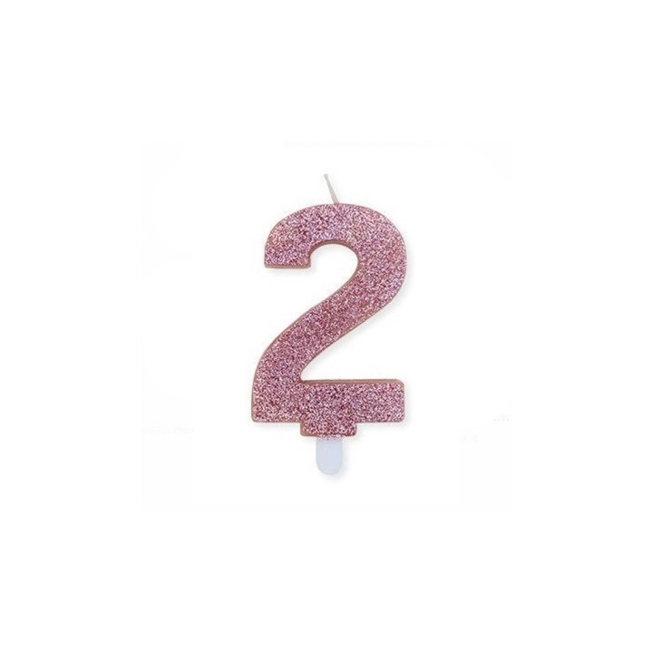NUM. 2 DI CERA SWEETY ROSE GOLD GLITTER