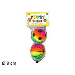 SET SPORT BALLS 2 PEZZI GONFI