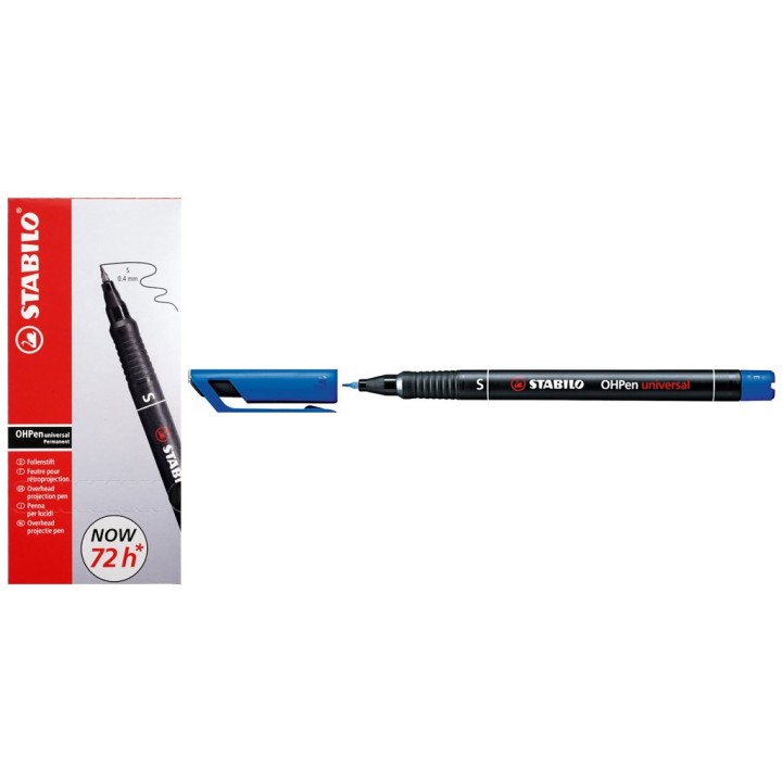 STABILO PENNARELLO OHP PUNTA S BLU