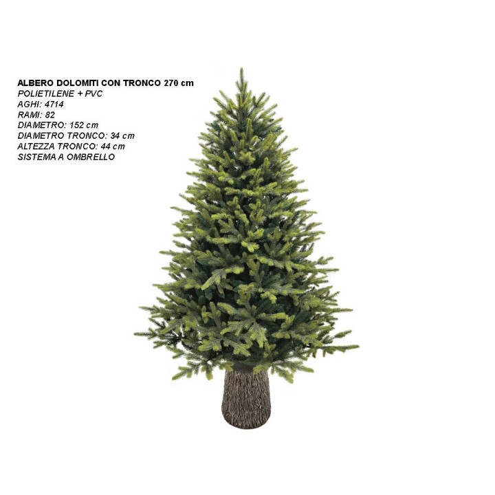 ALBERO DOLOMITI CON TRONCO CM 270