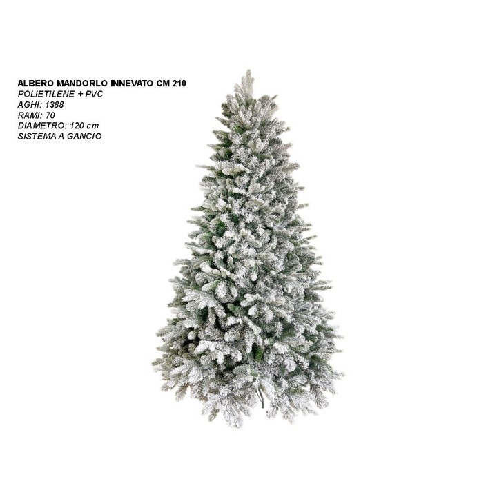 ALBERO MANDORLO INNEVATO CM 210