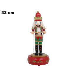 SCHIACCIANOCI CARILLON IN LEGNO 32 CM
