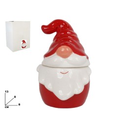 CONTENITORE GNOMO DECORATIVO NATALIZIO