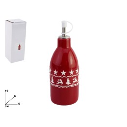 BOTTIGLIA OLIO NATALIZIA DECORATIVA