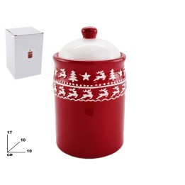 CONTENITORE NATALIZIO DECORATIVO