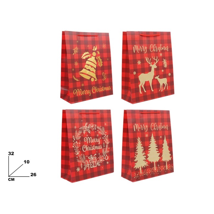 BUSTA NATALE 26*32*10CM