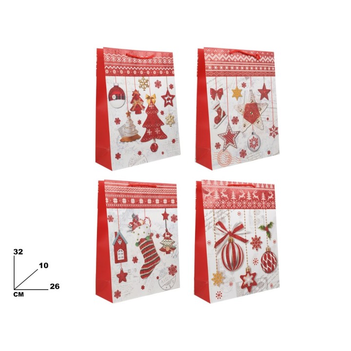 BUSTA NATALE 26*32*10CM