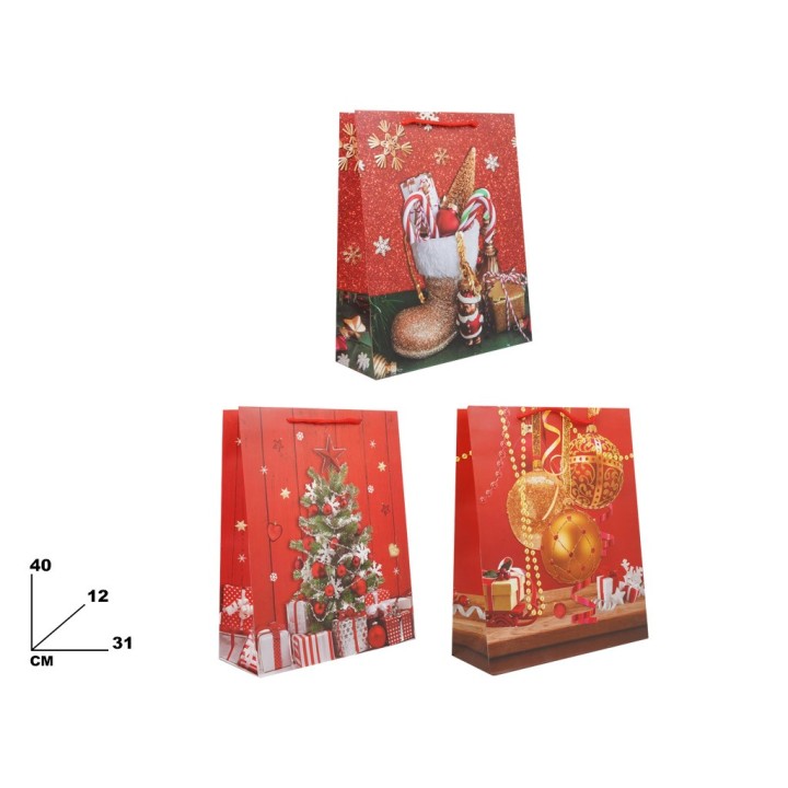 BUSTA NATALE 31*40*12CM