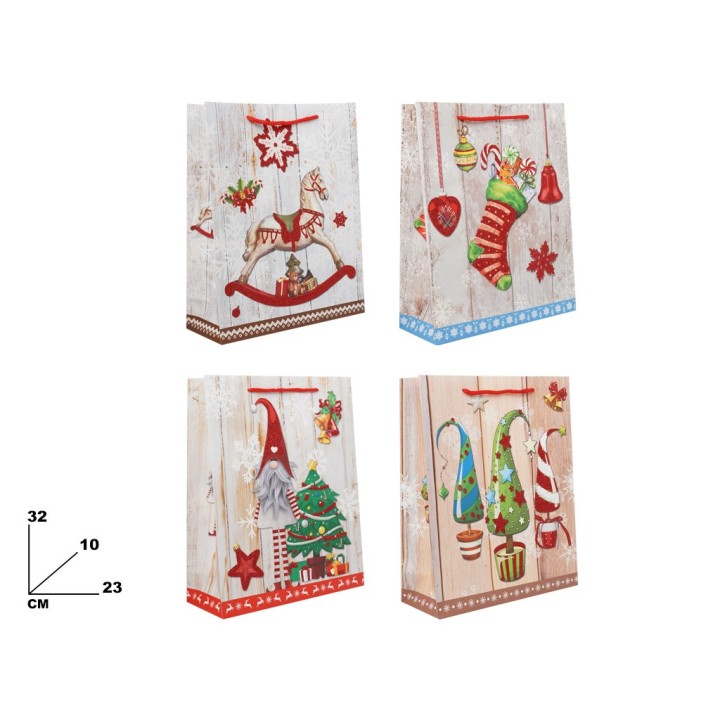 BUSTA NATALE 26*32*10CM
