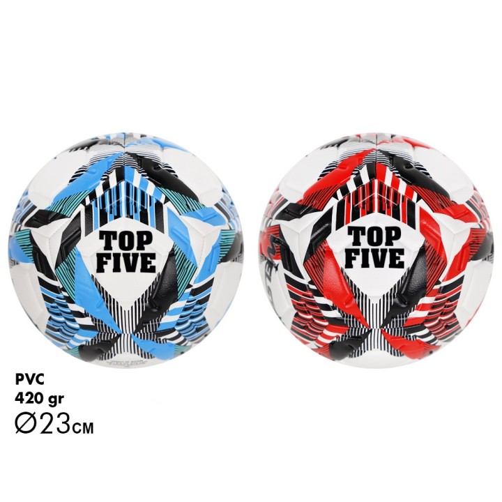 PALLONE CALCIO TOP FIVE BOMBER 420 GR