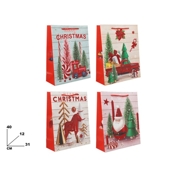 BUSTA NATALE 31*40*12CM
