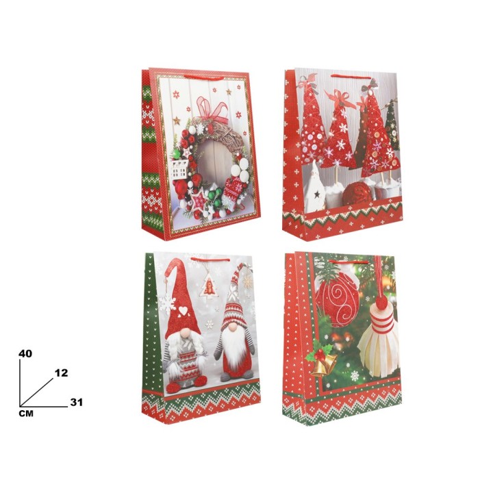 BUSTA NATALE 31*40*12CM