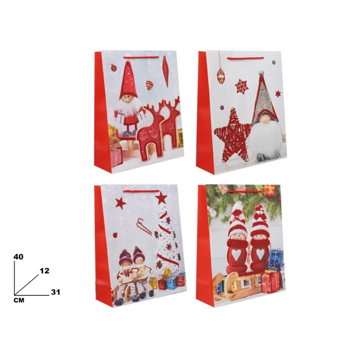 BUSTA NATALE 31*40*12CM