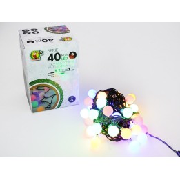 SERIE 40 LED L/MULTICOLOR 300CM