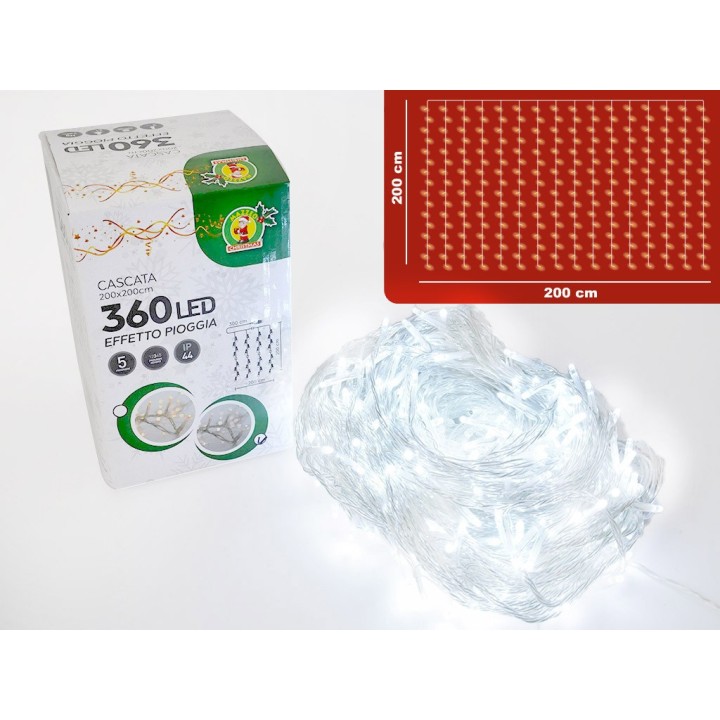 CASCATA EFF PIOG 360 LED L/FREDDA 2x2M