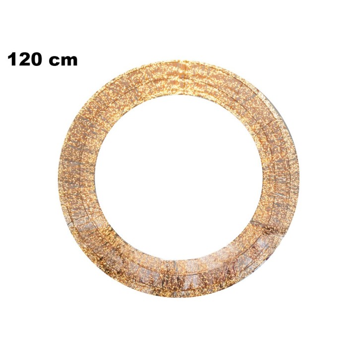 CORONA LUMINOSA L/CALDA 120 CM 16800LED
