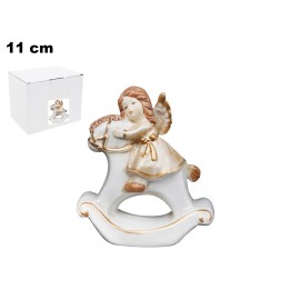 ANGELO CON CAVALLO A DONDOLO 11,6 CM