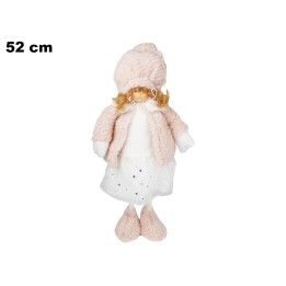 BAMBOLINA CON VESTITO ROSA 52 CM