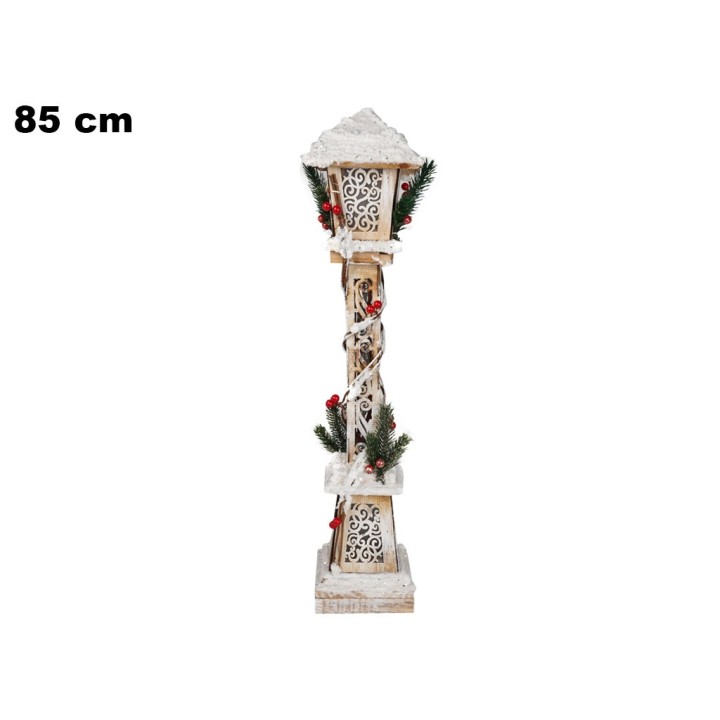 LAMPIONE DECORATIVO BIANCO C/LED CM 85