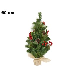 ALBERO DI NATALE CON LUCI 60 CM