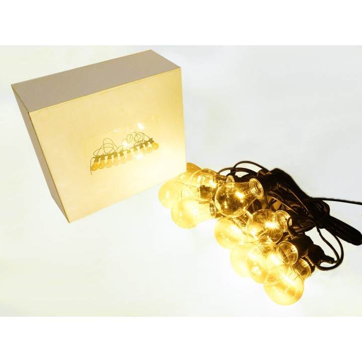 SERIE LUCI 10 PALLINE LUCE CALDA