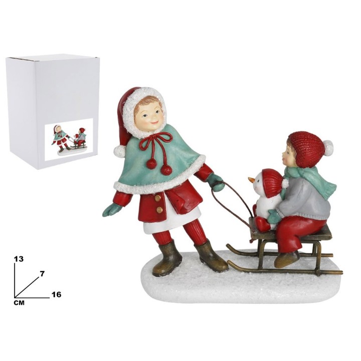 BAMBINI CON SLITTA CM 13