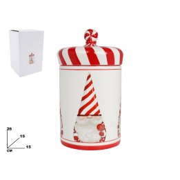 BARATTOLO GNOMO CON COPERCHIO CM 26