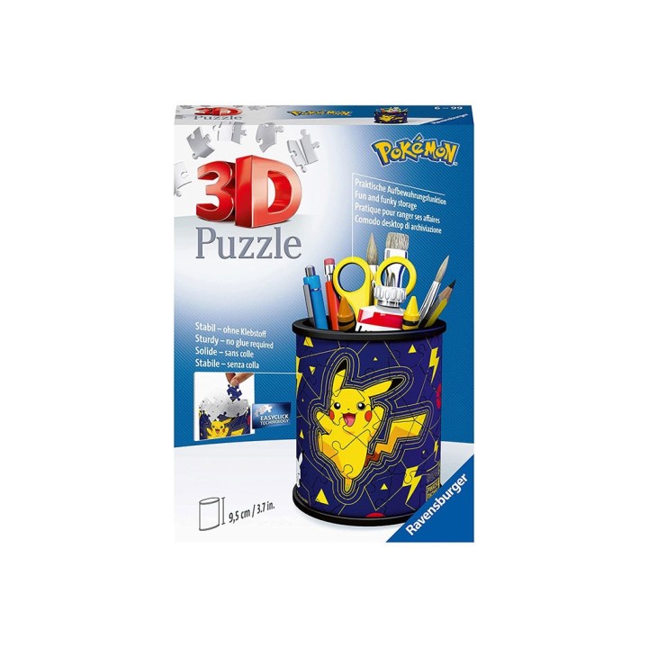 PUZZLE 3D POKEMON PORTAPENNE 112579