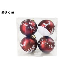 SET 4 PALLINE NATALIZIE