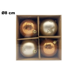 SET 4 PALLINE NATALIZIE