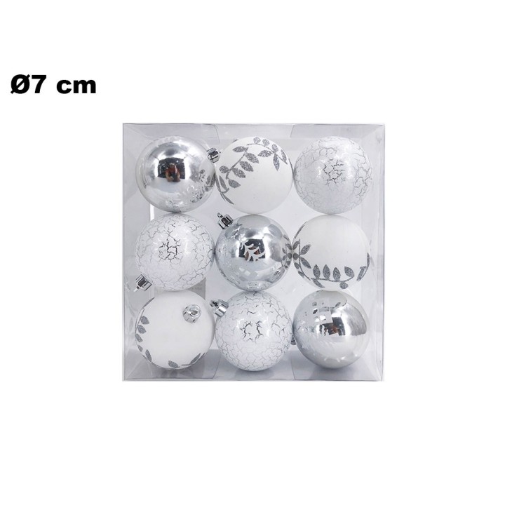 SET 9 PALLINE NATALIZIE