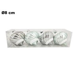 SET 4 PALLINE NATALIZIE