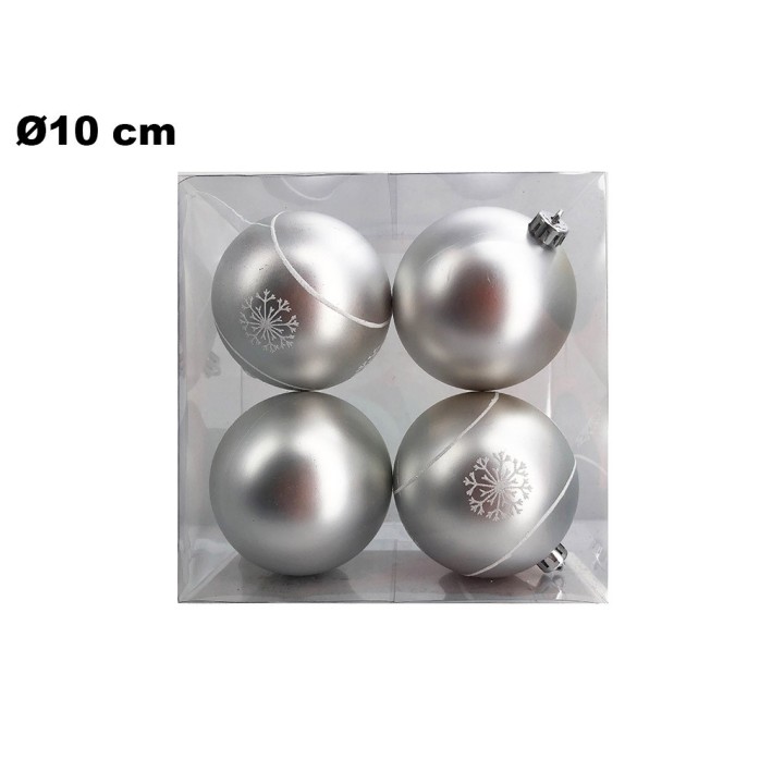 SET 4 PALLINE NATALIZIE