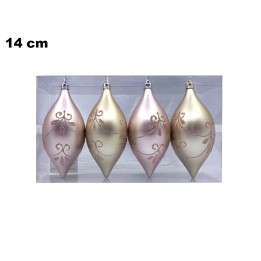 SET 4 PALLINE NATALIZIE