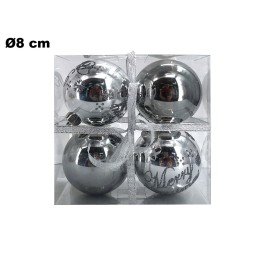 SET 4 PALLINE NATALIZIE