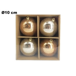 SET 4 PALLINE NATALIZIE