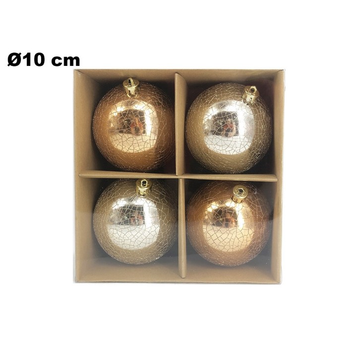 SET 4 PALLINE NATALIZIE