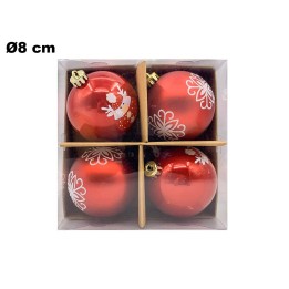 SET 4 PALLINE NATALIZIE