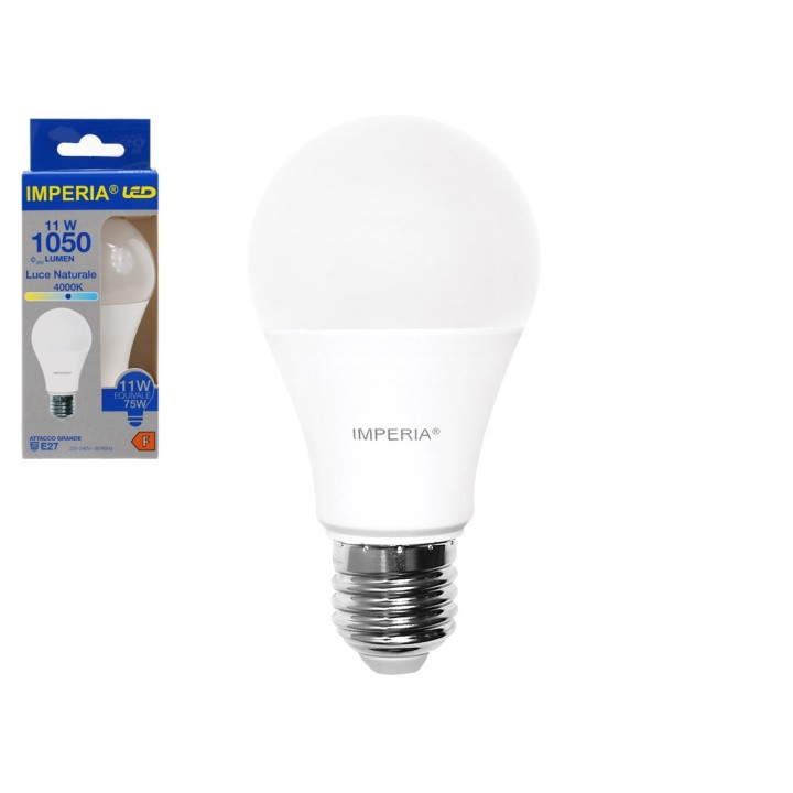 IMPERIA LAMPADA LED E27 11W LUCE NATURAL