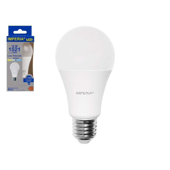 IMPERIA LAMPADA LED E27 15W LUCE NATURAL