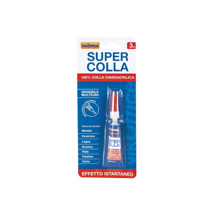 SUPERCOLLA CIANOACRILICA 3 GR 22NIK045/1