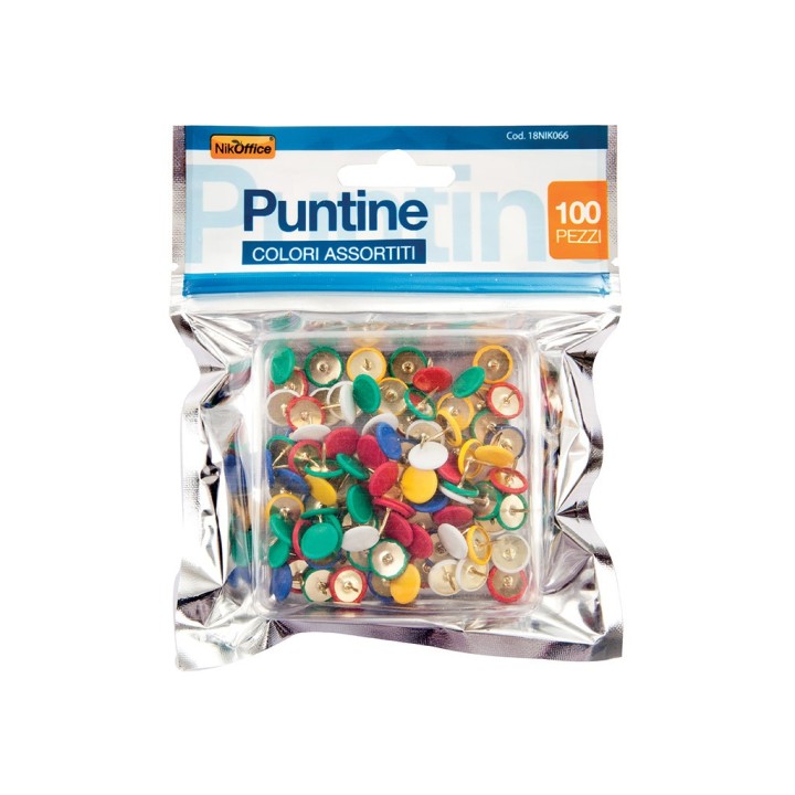 PUNTINE COLORI ASS. 100PZ CF. (12)