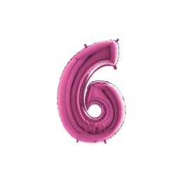 Pall. Mylar Numero 6 cm.102 Fuxia