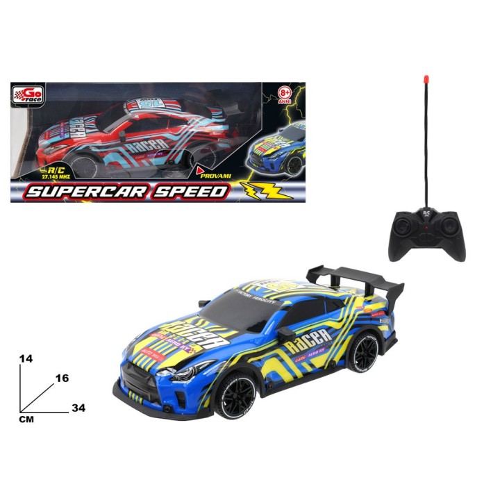 RC SUPERCAR SPEED CON LUCI 1-18 7 FUNZ