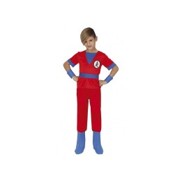 COSTUME GUERRIERO NINJA ROSSO 5-6 ANNI