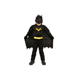 COSTUME EROE NERO BIMBO 3-4 ANNI