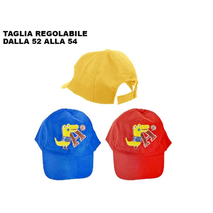 CAPPELLINO CON VISIERA DINOSAURO