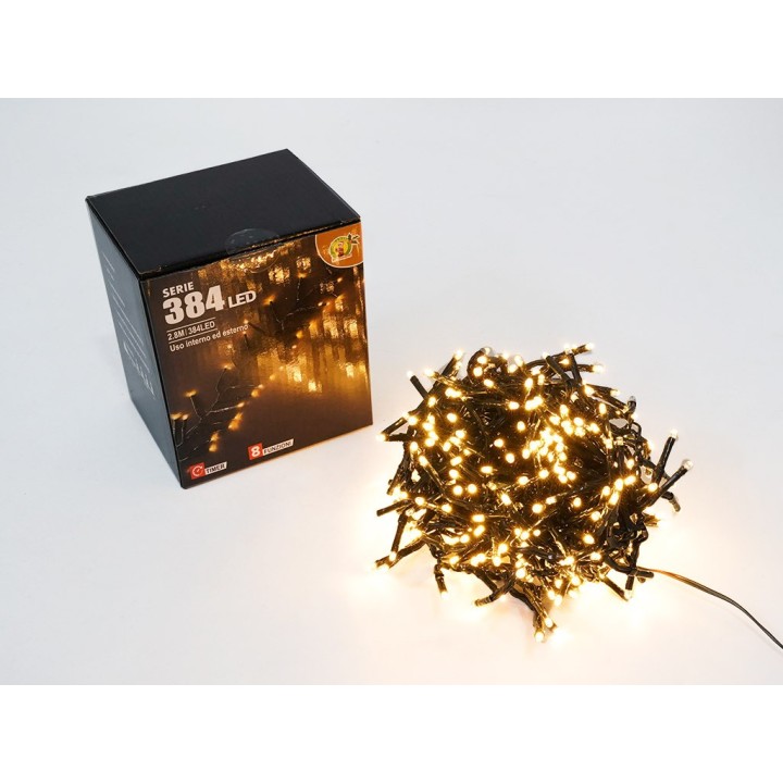 SERIE 384 LED CAVO VERDE LUCE CALDA